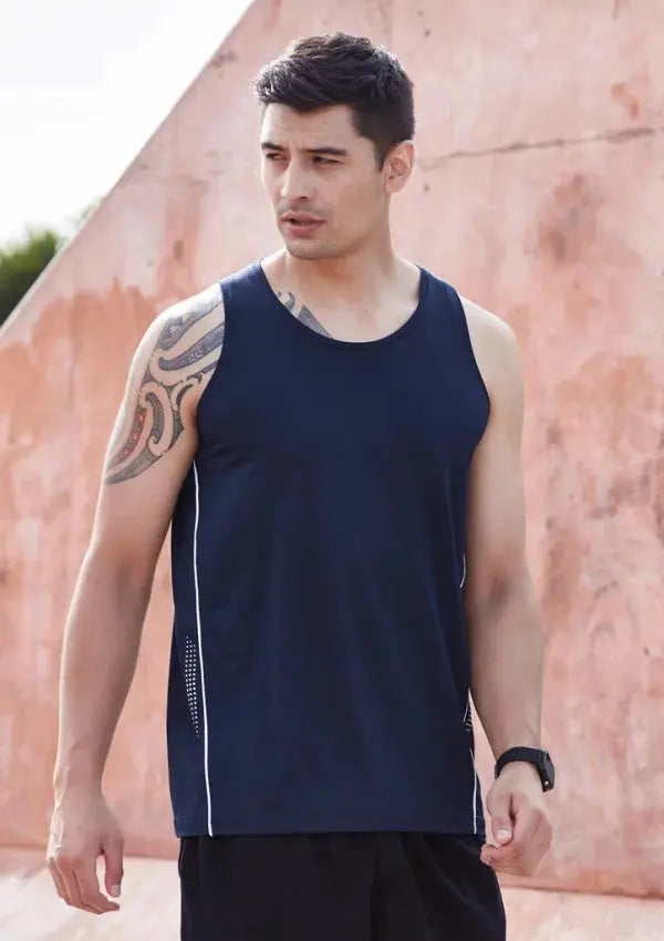 Biz Collection Men's Balance Singlet SG319M Metro Workwear